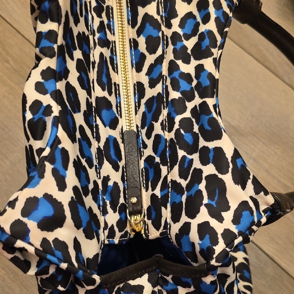 Kate Spade Blue and Black Shoulder Bag with Animal Print - Picture 3 of 8